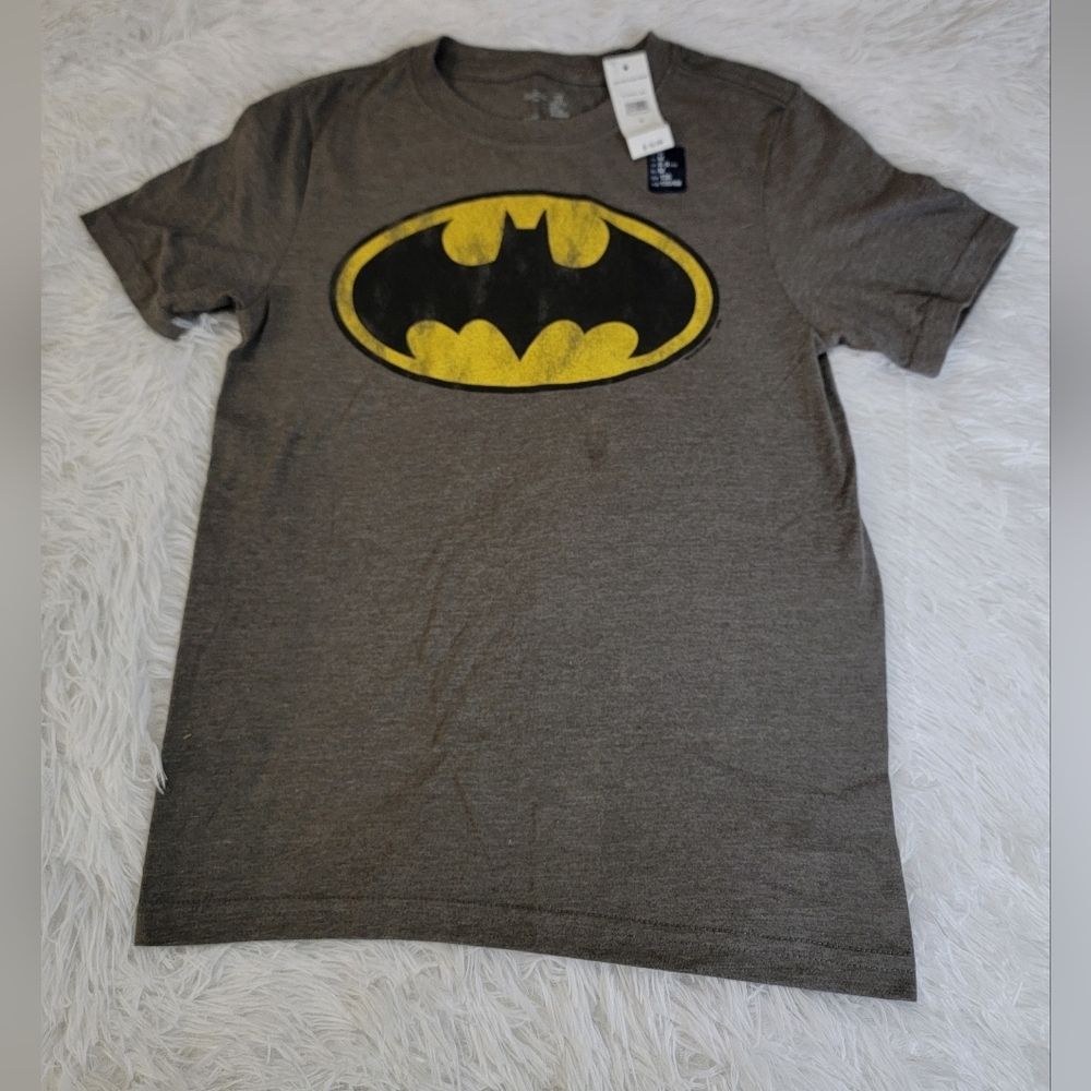 GAP Kids Charcoal Batman Tee - Short Sleeve Boys Size M
